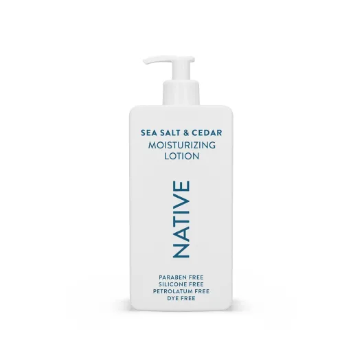 Body Lotion Contains Naturally Derived Plant-Based Moisturizers for Women and Men - Restores Dry Skin, Sea Salt & Cedar, 16.5 fl oz