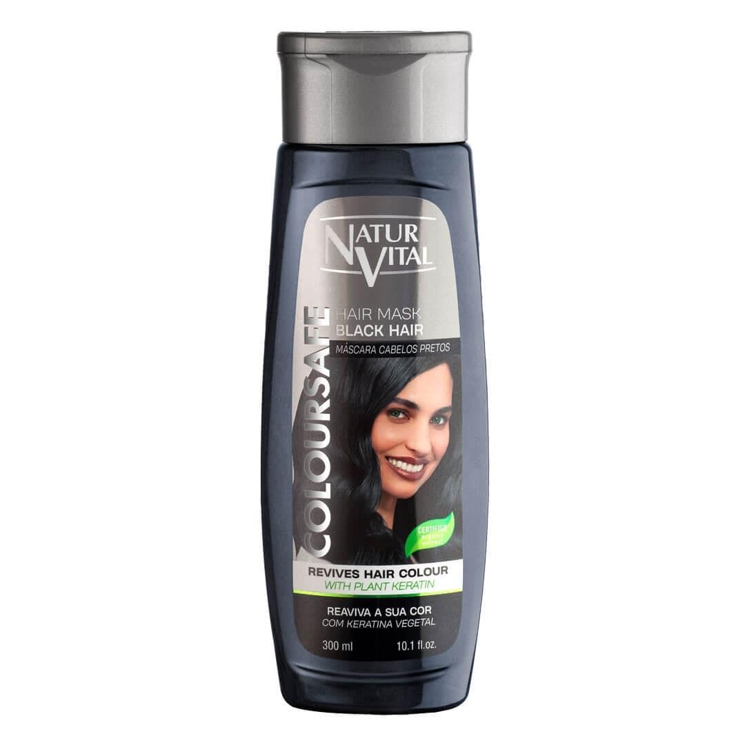 Colouring Hair Mask - Repairs and Colours - 300 Ml/Natural & Organic - (Black Hair)