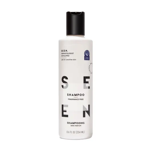 Shampoo, Fragrance Free - Non-Comedogenic & Sulfate-Free Hair Shampoo- Dermatologist-Developed - Safe for Sensitive, Eczema & Acne Prone Skin Fragrance Free 8.6 Fl - Oz