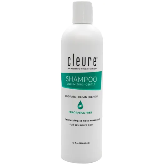 Hypoallergenic Volumizing Shampoo for Sensitive Skin - Fragrance Free, SLS Free & Paraben Free (12 oz, Pack of 1) 12 Fl Oz (Pack of 1)