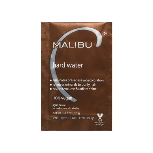 Malibu C Hard Water Wellness Remedy - Removes Deposits & Impurities - Contains Vitamin C for Shiny, Vibrant Results - Hard Water Treatment 1 Count (Pack of 1)