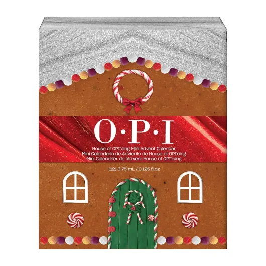 OPI Nail Lacquer Gift Sets - Creme & Shimmer Shades - Chip Resistant Nail Polish - Summer, Fall & Winter Holiday 2025 Collections - Mini Packs 12 Day Advent Calendar - 12PC Mini Nail Lacquer Gift Set