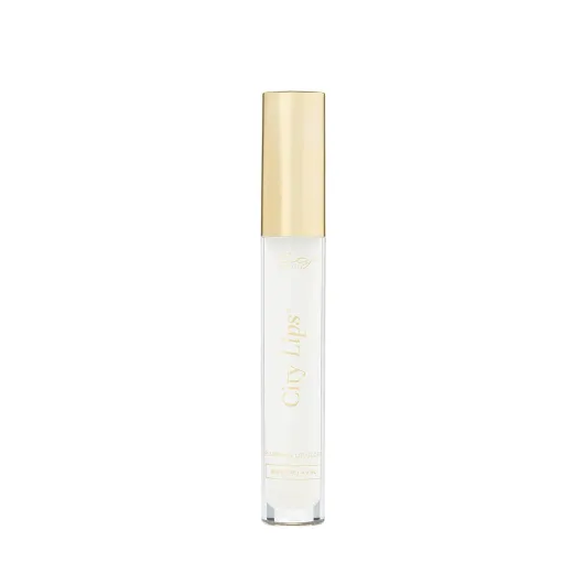 City Beauty City Lips Clear - Plumping Lip Gloss - Hydrate & Volumize - High Shine Lip Plumper - Hyaluronic Acid & Peptides Visibly Smooth Lip Wrinkles - Cruelty-Free Clear 0.16 Fl Oz (Pack of 1)
