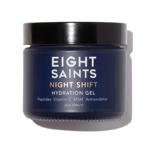 Night Shift Anti-Aging Gel Face Moisturizer, Natural and Organic Anti Wrinkle Night Cream Gel For Face To Reduce Fine Lines and Wrinkles, 2 Ounces