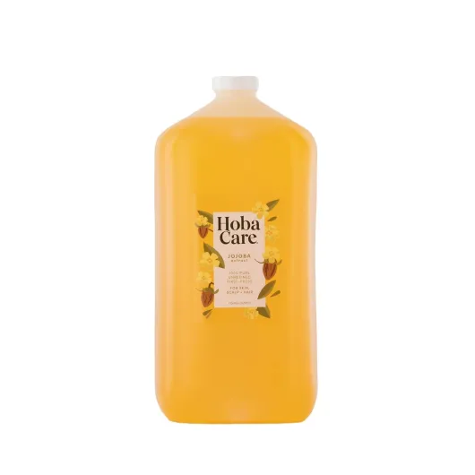 Bulk Jojoba Oil - 100% Pure Hexane Free Unrefined Carrier Oil for Soap Making, Hair, Face, Beard, Scalp, Skincare Spa - Natural, Vegan, Long Shelf Life (128 oz Gallon) Jojoba 128 fl oz