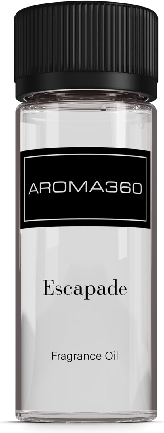 Escapade Fragrance Oil Scent - Luxury Aromatherapy Scent Diffuser Oil - Hints of Lemon, Ocean, Bergamot, & Fragrant Jasmine - for Essential Oil Diffusers - for Home & Office - 50ML Escapade 1.69 Fl Oz (Pack of 1)