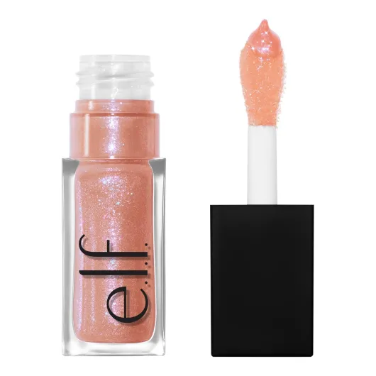 E.l.f - Glow Reviver Lip Oil, Nourishing and Hydrating with High-Shine Glimmer Finish & Sheer Wash Of Color, Minty Scent, Non-Sticky, Vegan & Cruelty-free, Candy Coded Candy Coded 0.25 Fl Oz (Pack of 1)