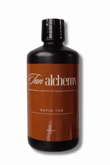 Tan Alchemy, Rapid Bronze Sunless Airbrush Sunless Spray Solution 2-32oz Bottles (64 Fl Oz Pack of 1) 64 Fl Oz (Pack of 1)