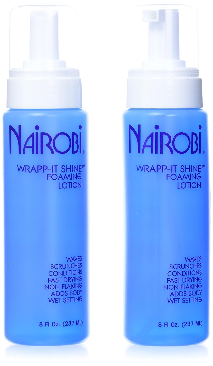 Nairobi Wrapp-it Shine Foaming Lotion, 2 Count 16 Fl Oz (Pack of 1)