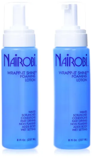 Nairobi Wrapp-it Shine Foaming Lotion, 2 Count 16 Fl Oz (Pack of 1)
