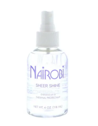 Nairobi sheer shine enhancer thermal protectant oz
