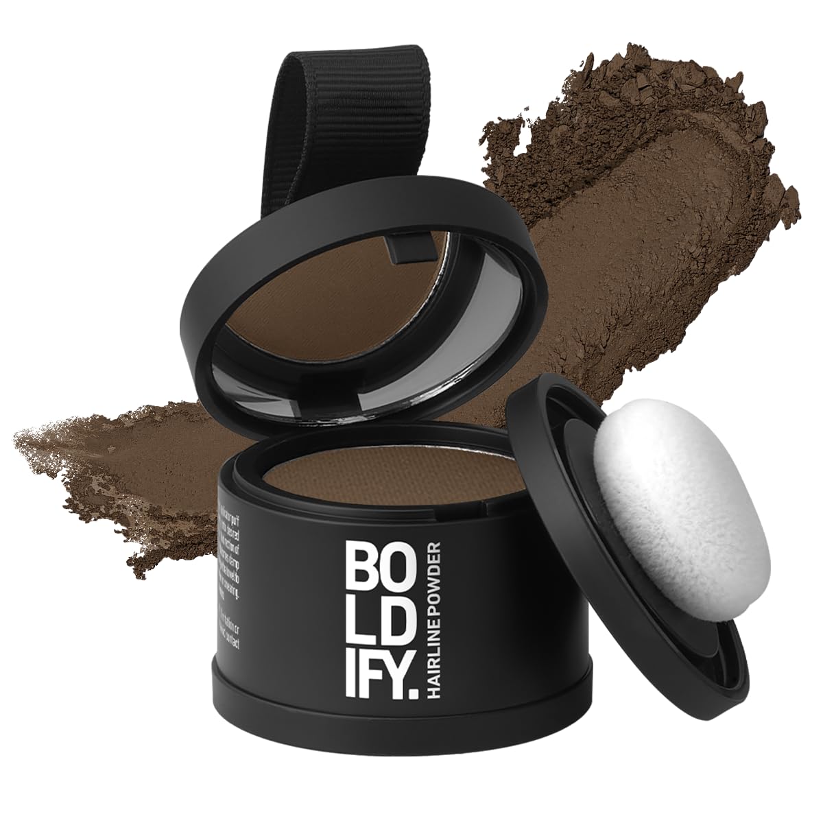 Hairline Powder - Root Touch Up Hair Color for Gray Coverage - Bald Spot Concealing Hair Powder for Women & Men - 24-Hour Stain-Proof - Light Brown Light Brown 0.14 Ounce (Pack of 1)