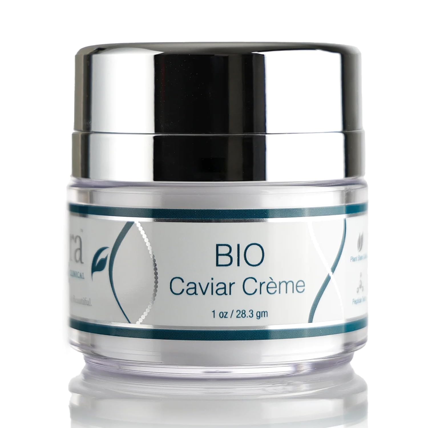 BIO Caviar Crème - Daily Hydrating Facial Moisturizer with Advanced Peptide Complex and Vitamin C - Night Cream for Dry Skin - Travel Size Nourishing Cream for Skincare Routine - 1 oz