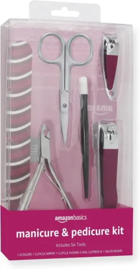 6-Piece Manicure and Pedicure Kit