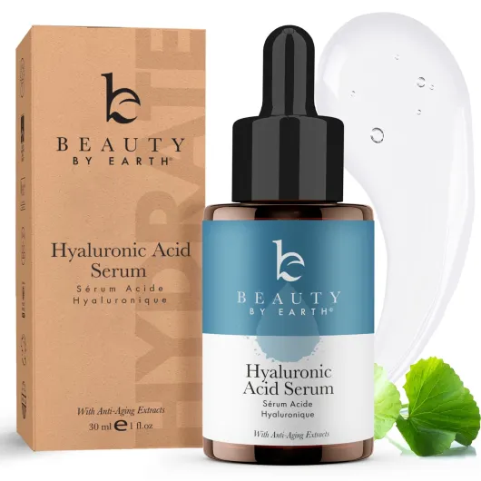 Hyaluronic Acid Serum for Face - USA Made with Natural & Organic Ingredients, Hydrating Anti Aging Face Serum, Softens and Smoothes Dry & Sensitive Skin, Fragrance Free Day & Night Facial Serum 1 Fl Oz (Pack of 1) Hyaluronic Acid