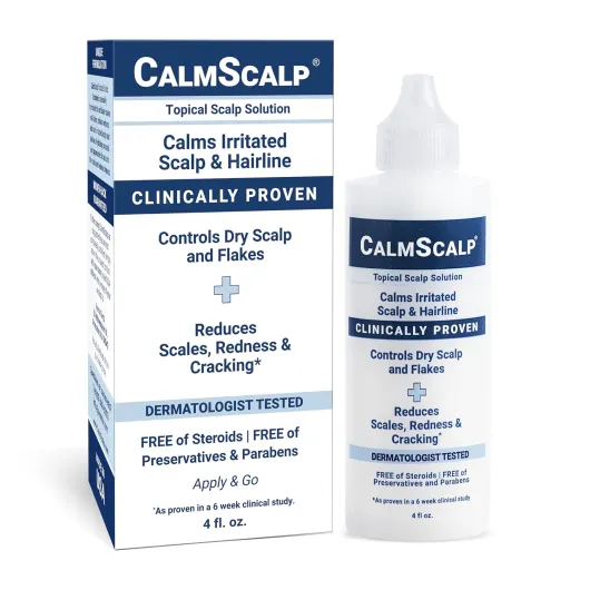 Scalp Serum - Scalp Itch Relief - Scalp Treatment - Exfoliates Scales and Hairline Flakes - Clinically Proven - Made in USA - 4 oz
