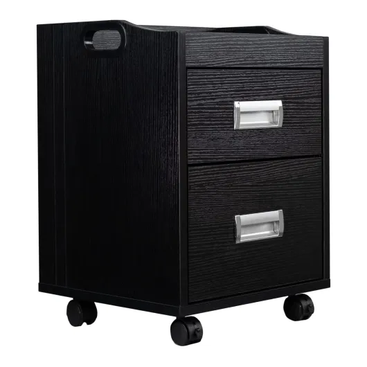 AleraII Pedicure Trolley Pedicure Cart for Pedicure, Manicure, Nail Salon Furniture & Equipment, Black Pedi Trolley