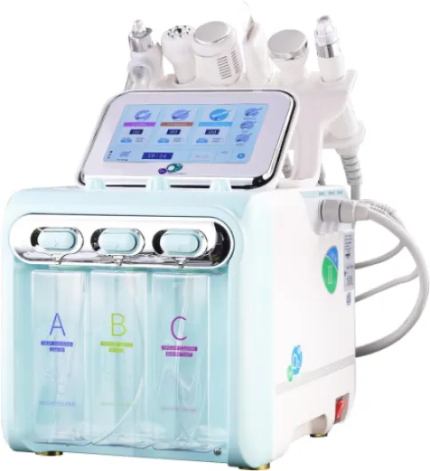 Hydrogen Oxygen Facial Care Machine Professional 6 in 1 Machine, Face Skin Care Devices for Home Beauty Salon