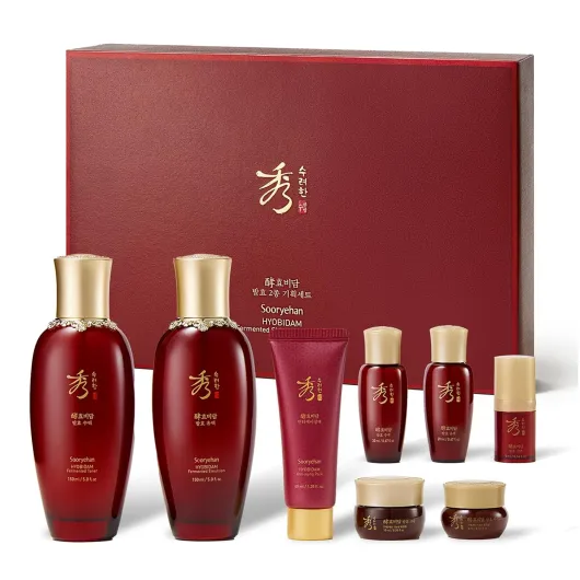 Ginseng Skincare gift Set - Hyobidam Korean Skin Care Set, Premium Gift Set for Intense Hydration, Firm Skin, Wild Ginseng, 13.53 fl oz Skincare SET