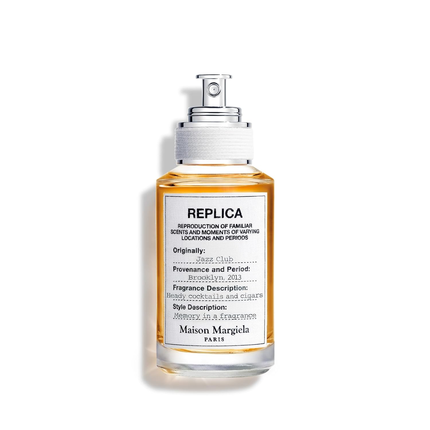 Maison Margiela - Replica - Jazz Club Eau de Toilette - Warm & Spicy Scent - With Vanilla, Rum Accord, & Tobacco 1.0 Fl Oz