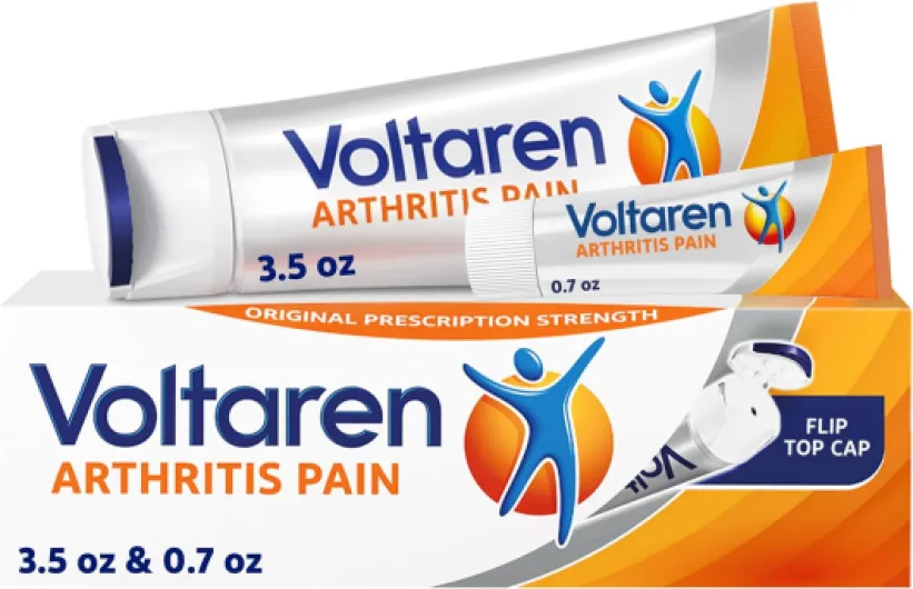 Arthritis Pain Gel for Powerful Topical Arthritis Pain Relief with Diclofenac - NEW Easy Open Cap - 100 g Tube And 20 g Travel Size Tube