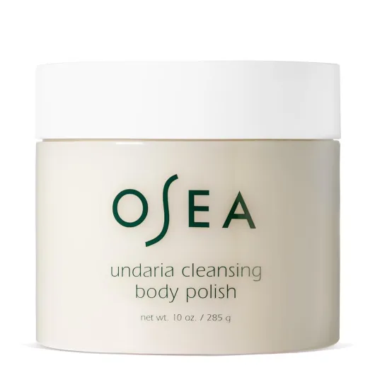 Undaria Cleansing Body Polish 10oz - Spa-Worthy AHA Body Exfoliator with Pumice and Seaweed