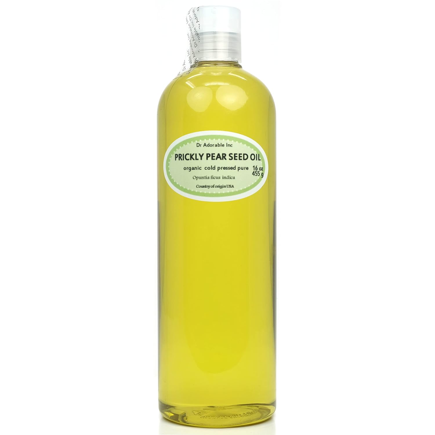 Dr Adorable - 16 oz - Prickly Pear Seed Oil - 100% Pure Natural Organic Cold Pressed