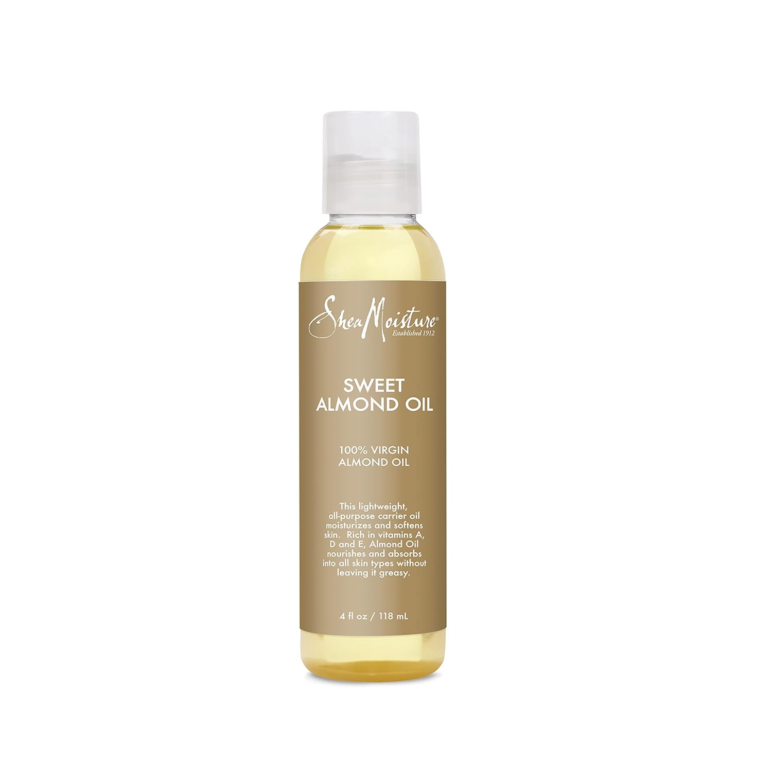 Body Oil for Dry Skin Sweet Almond Oil Cruelty Free 4 oz