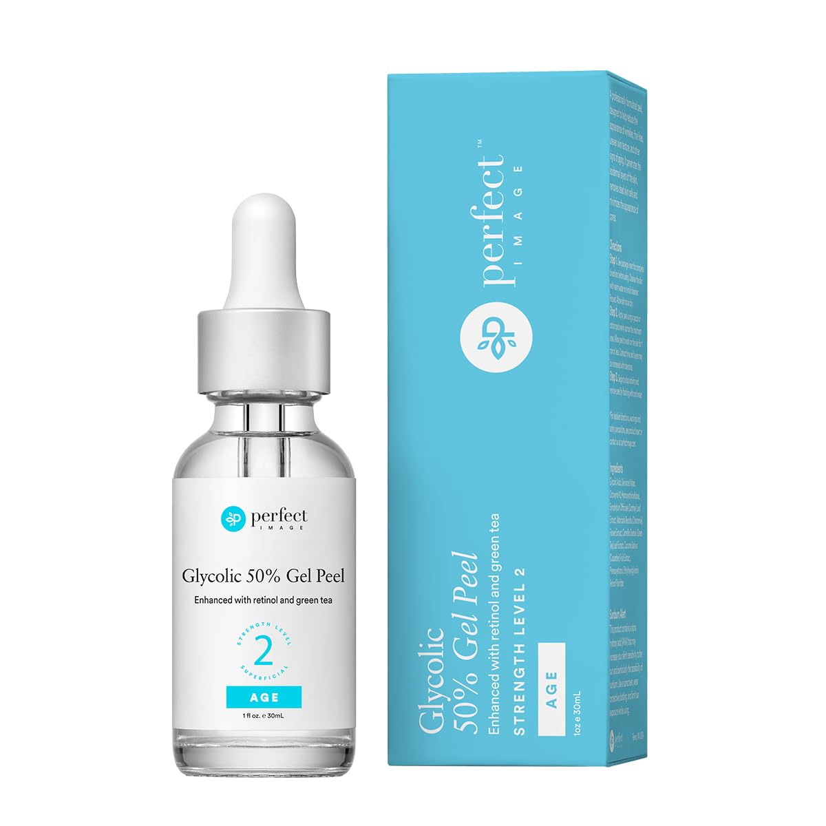 Glycolic Acid 50% Gel Peel - Enhanced with Retinol & Green Tea Extract (Professional Skin Peel)1 ounce 50% Strength