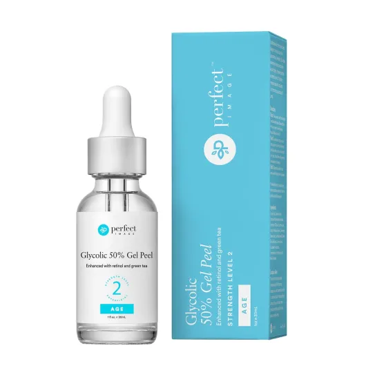 Glycolic Acid 50% Gel Peel - Enhanced with Retinol & Green Tea Extract (Professional Skin Peel)1 ounce 50% Strength