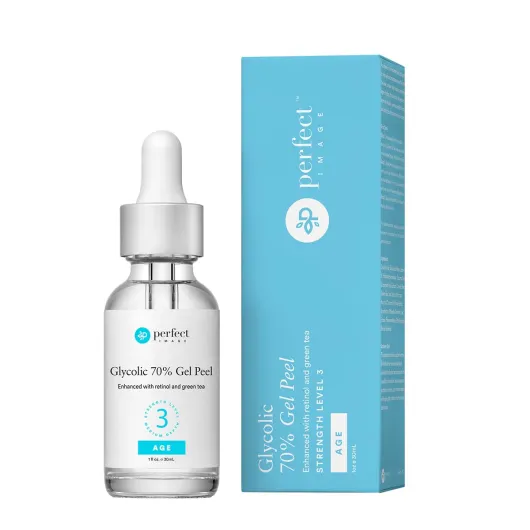 Glycolic Gel Peel - Enhanced with Retinol and Green Tea Extract (70% Strength)