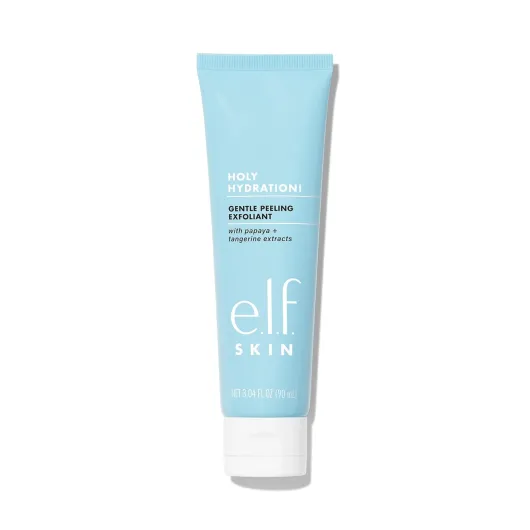 E.l.f - SKIN Gentle Peeling Exfoliant, Cleanser, Effective, Easy to Apply, Peels Away Dead Skin, Removes Dirt, Ideal for All Skin Types White 3.04 Fl Oz (Pack of 1)