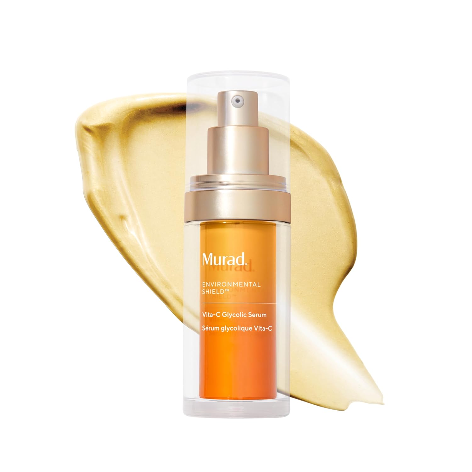 Murad Vita-C Glycolic Serum - Advanced Brightening Vitamin C and Glycolic Acid Face Serum for Improved Skin Tone and Texture - Gold-Stabilized Vitamin C for Enhanced Efficacy and Potency 1 Fl Oz (Pack of 1)
