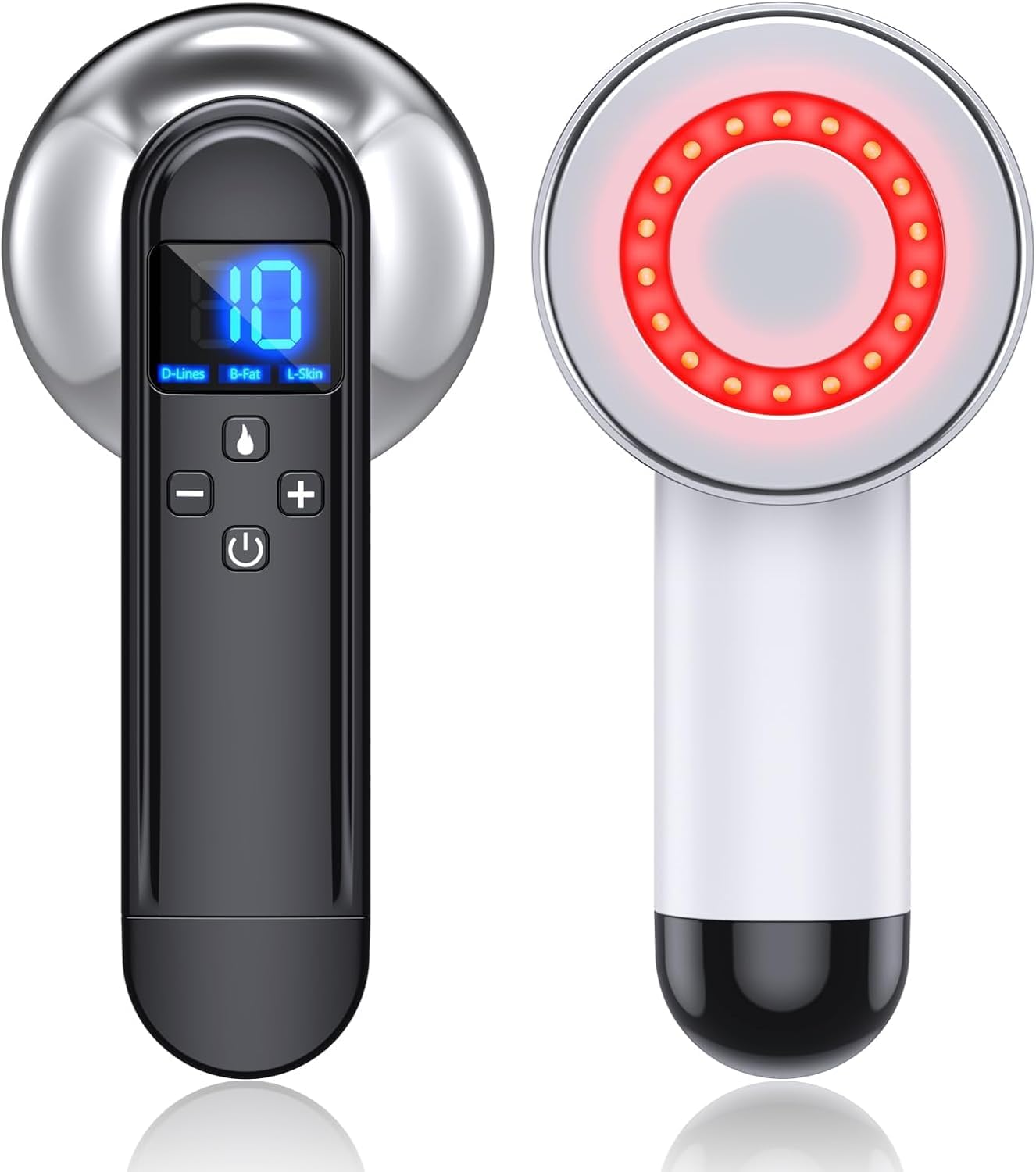 Body Sculpting Machine - Professional Handheld Cordless Cellulite Massager - Suitable for Belly, Neck, Legs, Hip, Arms Black