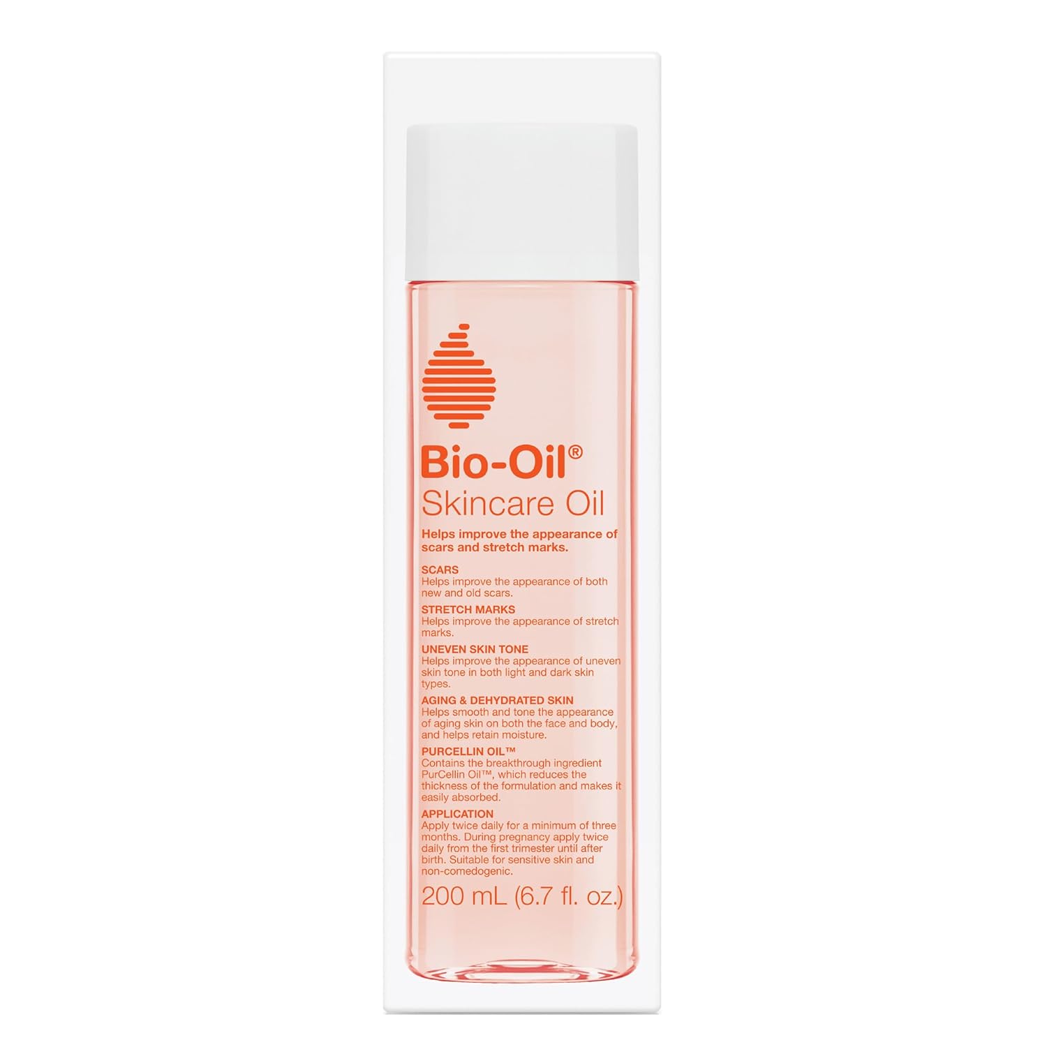 Bio-Oil Skincare Body Oil Serum, Face and Body Moisturizer with Vitamin E & A, for Scars, Stretch Marks, Sensitive Skin, All Skin Types, Dermatologist Recommended, Non-Comedogenic, 6.7 Oz 6.7 Fl Oz (Pack of 1)