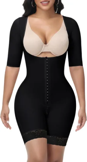 Fajas Colombianas Moldeadoras Faja Body Shaper Tummy Control Bbl Faja Post Surgery Tummy Tuck Compression Garment Large Black