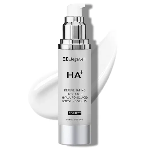 ElegaCell HA + Rejuvenating Hydrator Skin Hyaluronic Acid Boosting Serum for Face - Restore Hydrator Age-Defying Skincare for Women Smooth Fine Lines and Wrinkles 1.69 oz 1.69 Fl Oz (Pack of 1)