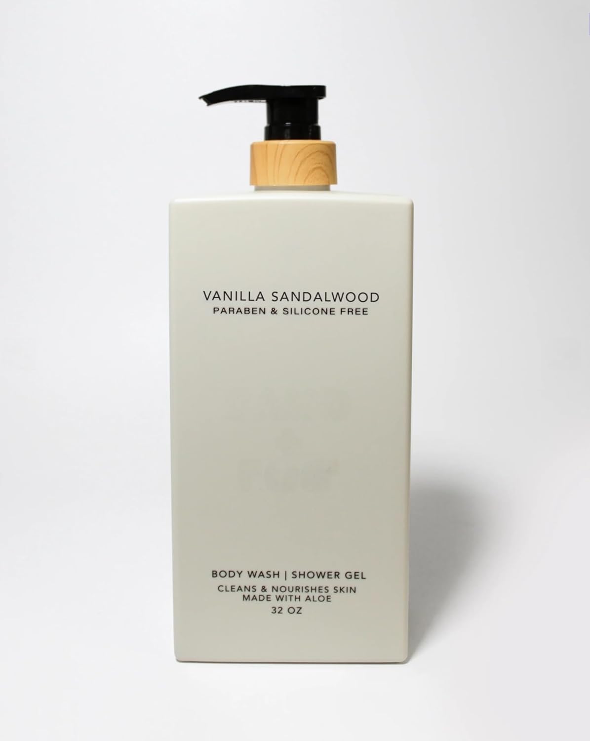 NEW Sand & Fog (Whiskey & Leather), Body Wash/Shower Gel, VANILLA SANDALWOOD Scent - 32oz Pump