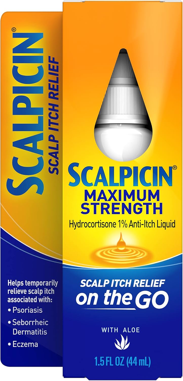 Scalpicin Max Strength Scalp Itch Treatment, 1.5 oz - 1.5 Ounce (Pack of 1)