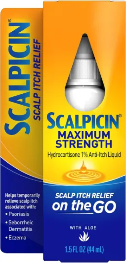 Scalpicin Max Strength Scalp Itch Treatment, 1.5 oz - 1.5 Ounce (Pack of 1)