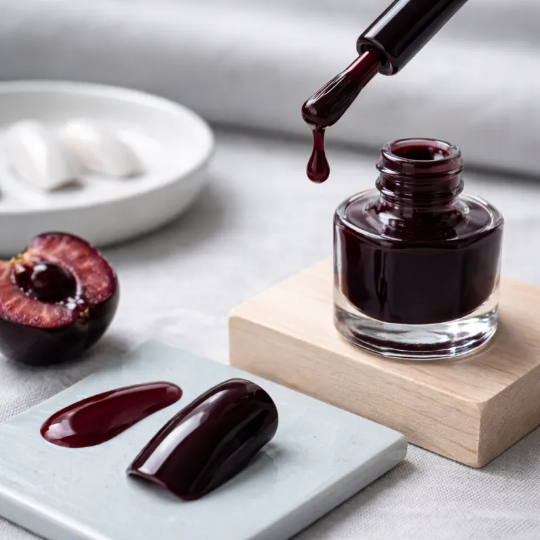 The seductive elegance of black cherry nail varnish for luxury lovers