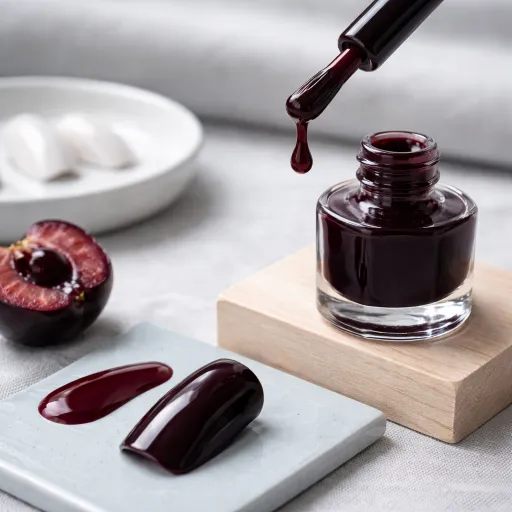 The seductive elegance of black cherry nail varnish for luxury lovers
