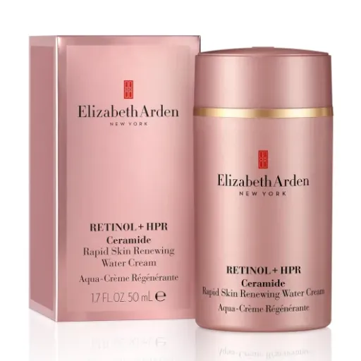 Elizabeth Arden Retinol + HPR Ceramide Water Cream Review: a strong but pricey night moisturizer for aging skin