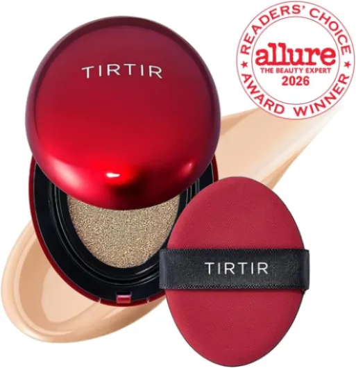 Mask Fit Red Cushion Foundation - Full coverage, Weightless, Skin fit, Satin Glow Finish, Korean Makeup, beauty, Tattoo cover up, Buildable (#23N Sand, 18g) 23N Sand 0.63 Fl Oz (Pack of 1)