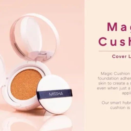 Missha Magic Cushion Cover Lasting #21 Review: quick everyday base with decent coverage but fussy for oily skin